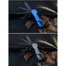 더플렉스 멀티 맥가이버칼 다기능 휴대용 멀티툴 군용 폴딩 호신용 캠핑 등산 낚시용 접이식 카라비너 나이프