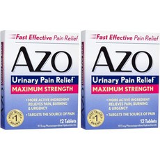 아조 AZO Stard Max Strength 12정 2팩, 2개