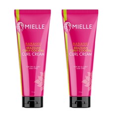 미엘 오가닉스 바바수 브라질리언 컬 칵테일 크림 213g 7.5oz, 2개