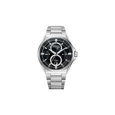 Citizen 손목시계 아테사 citizen collection 에코 드라이브//비즈니스/일자/요일 문페이즈 취업준비 BU0060-68E 남성 실버