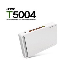 아이피타임 ipTIME 유선공유기 T5004 1000Mbps 기가비트 4포트+1WAN, 1개