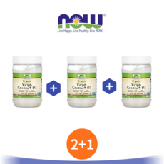 나우푸드 버진 코코넛 오일 355ml Coconut Oil MCT 중쇄중성지방 3세트