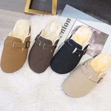 스웨이드코르크털신발
