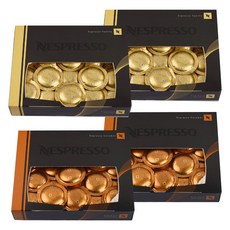 네스프레소 제니우스 기업용 프로 캡슐 패드 에스프레소 카라멜 100개 + 바닐라 100개 (4박스) 독일 내수용