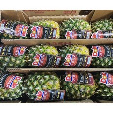 Dole 크라운없는 스위티오파인애플 (800g내외), 6입, 800g내외