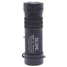 필드스코프 SCOKC 성인용 단안 ED 플랫 필드 방수 스코프 BAK4 프리즘 FMC 사냥 캠핑 8X20, 보라색, 중국