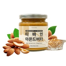 티바인 아몬드버터 100% 무첨가 스프레드 잼 200g, 1개