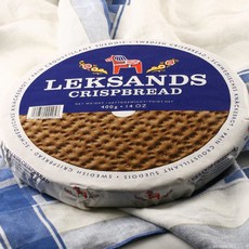 Swedish Rye Crispbreads Rounds by Leksands - 400g (14 ounce) null, 1