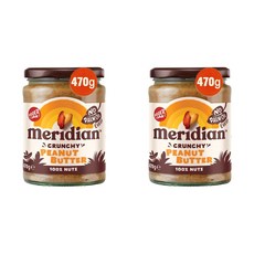 메리디안 크런치 피넛 버터 470g 2팩 Meridian, 2개