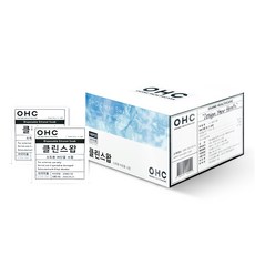 오상헬스케어 OHC 클린 스왑 일회용 알콜솜 소독솜 1box 100매