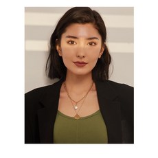 골드코인담수진주목걸이