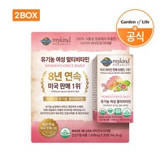  마이카인드 유기농 여성 종합 멀티비타민 30정 [소비기한 24-10-01], 1498mg, 2개 