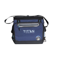 아이스박스 코스트코 타이탄 TITAN 접이식쿨러 가성비 40캔보관 테이블이용가능, 네이비, 30L