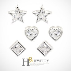 실버스퀘어귀걸이