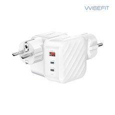 와이즈핏 접지 GaN PD 65W 고속충전기 미끄럼방지형, 1개
