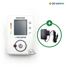 녹십자 CG155F +어댑터 자동 혈압 기계 체크기 측정기 로즈맥스 가정용, 1개