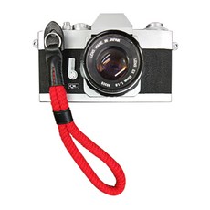 DSLR 미러리스 카메라 퀵 릴리스 카메라 핸드 스트랩을위한 카메라 손목 스트랩, 빨간색, 1개