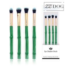 ZZDOG 4Pcs 전문 고급 프로필 대나무 모양 메이크업 브러쉬 세트 아이섀도 하이라이트 화장품 뷰티 도구|아이섀도우 어플리케이터|, 1개, CHINA