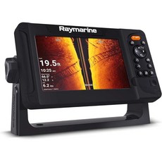 Raymarine Element 7 HV - 7" Chirp Sonar HyperVision Wi-Fi & GPS 등대 북미 차트 변환기 없음 검은색(E70532-00, 1개