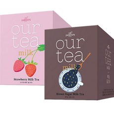 쟈뎅 아워티 밀크티 흑당 10T+ 스트로베리 10T, 단일상품