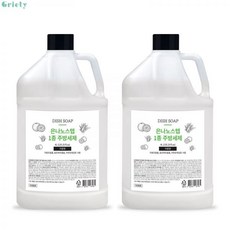 은나노스텝 주방세제 4L x2 (자몽향) 대용량, 제품