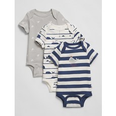 [갭키즈][GAP]티셔츠/후드티Baby Stripe Bodysuit (3-Pack)