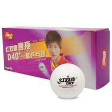 DHS - ABS 40+ 10개입 연습구(딩닝공)/탁구공/심있음, DHS ABS 40＋ 연습구 10입