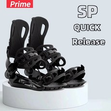 스노우보드 바인딩 보드 프라임 퀵 웨어 SP 기술 퀵릴리즈 버클 남녀 신발 고정 장치, 6.FTBLACK  M