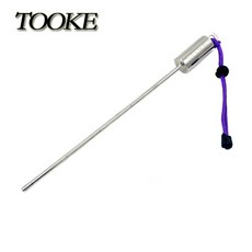 TOKEE 스쿠버 다이빙 피팅 스테인레스 스틸 랍스터 다이빙 스틱 포인터로드 수중 쉐이커, 보라색