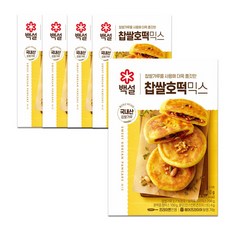 CJ제일제당 백설 찹쌀 호떡 믹스 400g x5개/ 반죽 홈베이킹, 5개