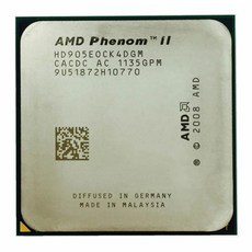 AMD Phenom II X4 905E CPU 25GHz 65W 소켓 AM3 데스크탑 쿼드 코어 CPU 프로세서 HD905EOCK4DGM