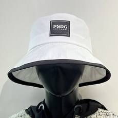 파사디 행복한백화점 파사디 로고 와펜 버킷햇 화이트 여성 벙거지 모자 PTFAH911M, 화이트/FREE, 1개