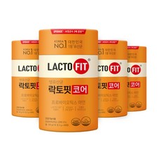 종근당 락토핏 생유산균 코어, 120g, 4개