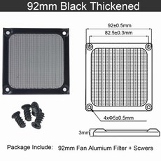 컴퓨터자석먼지필터망140mm