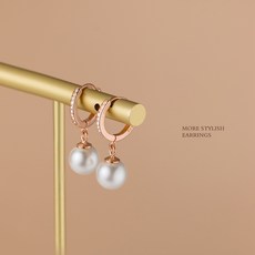 합성다이아몬드귀걸이