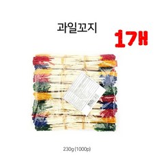 *댕이몰* ㅈr작ㄴr무 과일꼬치 꽃요지 롱 이쑤시개 1000개 - 간편하게 이수시개, 1개