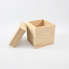 소품 보관함 원목 나무 상자, 1개