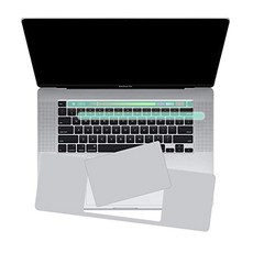 NMT 3-in-1 손목 받침대 보호대 트랙 패드 커버 (MacBook Pro 16 인치 모델 A2141 (2019 2020 출시)) 선물 터 - P0476089LMKRL94, 기본
