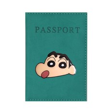 짱구 패치 여권 케이스 지갑 커버 맹구 흰둥이 유리 가족 커플 지갑 카바 여행