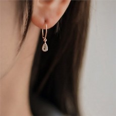 물방울문스톤귀걸이