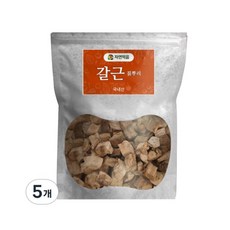 자연먹음 자연건조 무농약 국내산 건조 칡뿌리 갈근 300g 5개, ONE COLOR, 300G 5개