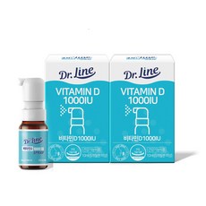 [액상비타민] 닥터라인 비타민D 1000IU 스프레이 ( 5개월분 x 1개 ), 10ml, 2개