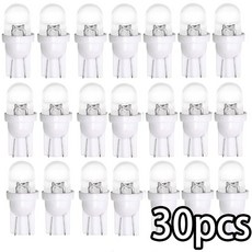 자동차 LED 전구 흰색 실리카 인테리어 돔 웨지 사이드 도어 트렁크 램프 번호판 램프 T10 12V 30, 02 찬 백색