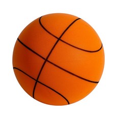 무소음 농구공 소프트볼 층간소음방지 실내용 방수 휴대용 탄성, 4. 어른(사이즈 7)스트라이프 오렌지 24cm, 1개