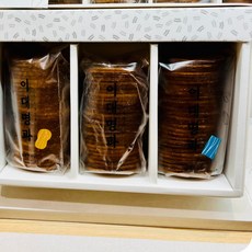 이대명과 전병 선물세트 쇼핑백포함