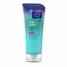 Clean & Clear Deep Action Exfoliating Scrub 클린 앤 클리어 딥 액션 익스폴리에이팅 스크럽 7oz(198g) 2팩, 1개