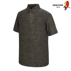 마코 (남성)나염 패턴 카라 반팔 티셔츠_MLM2TS07