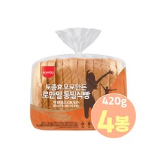 삼립 로만밀 통밀식빵, 420g, 4봉