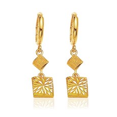 순금무광귀걸이