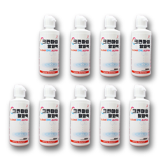 크린아이알파 드림 하드렌즈 식염수 세정 헹굼 세척액 150ml, 9개